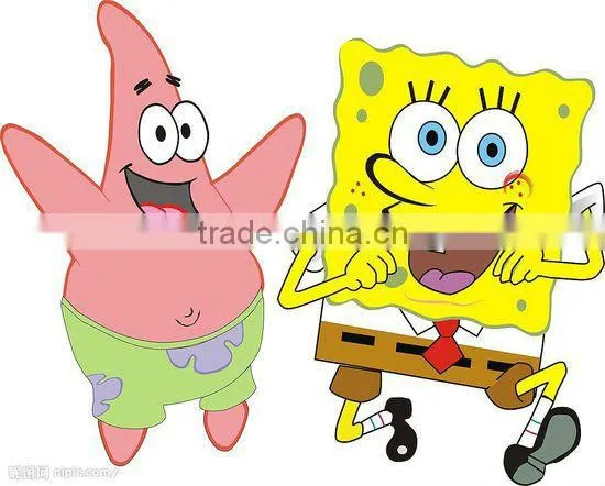 Magic Spongebob growing sponge toys in water growing patrick toy patrick star for baby fun magic growing sponge