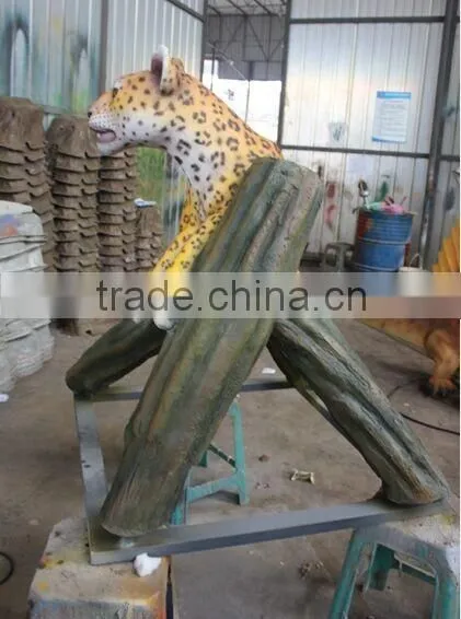 Fiberglass Life size Animal Statue leopard statue