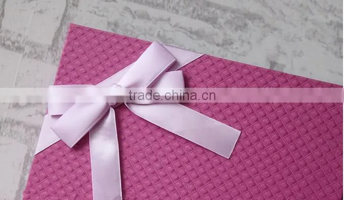 Decorative Corrugated Cardboard Paper Flower Boxes with ribbon Wholesale