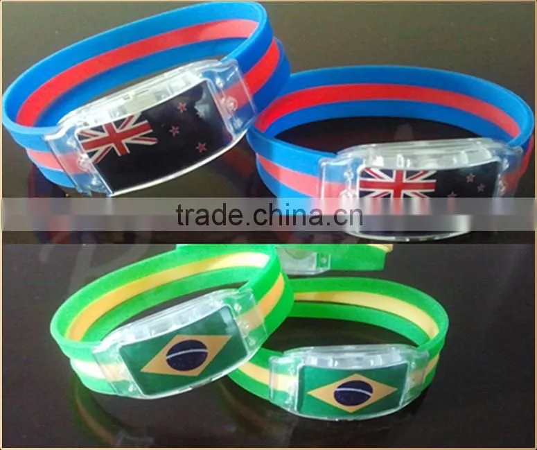 LED Light up Flag bracelet