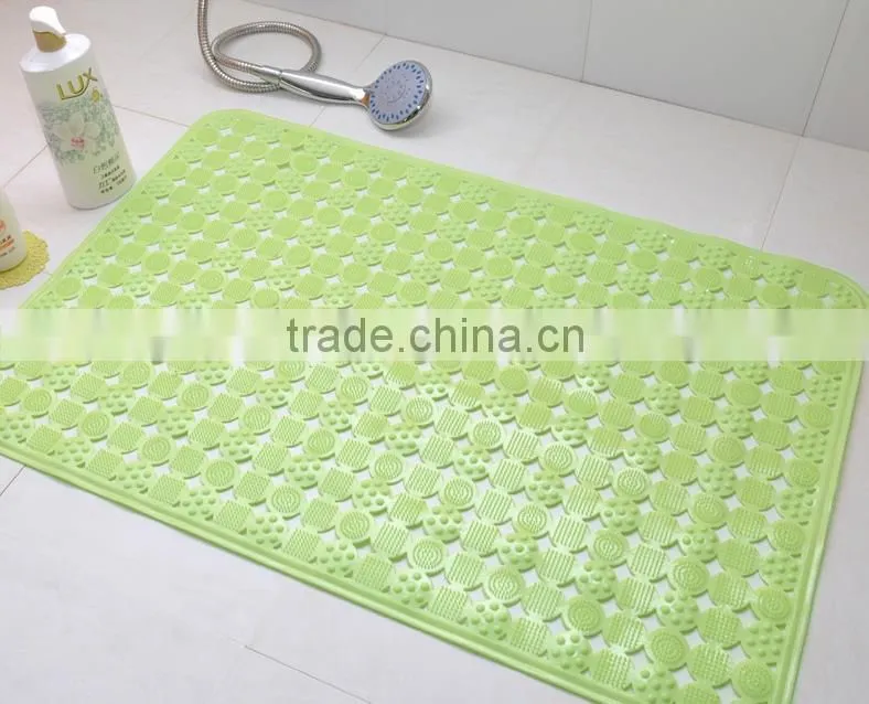 colored beads pvc Bath mat