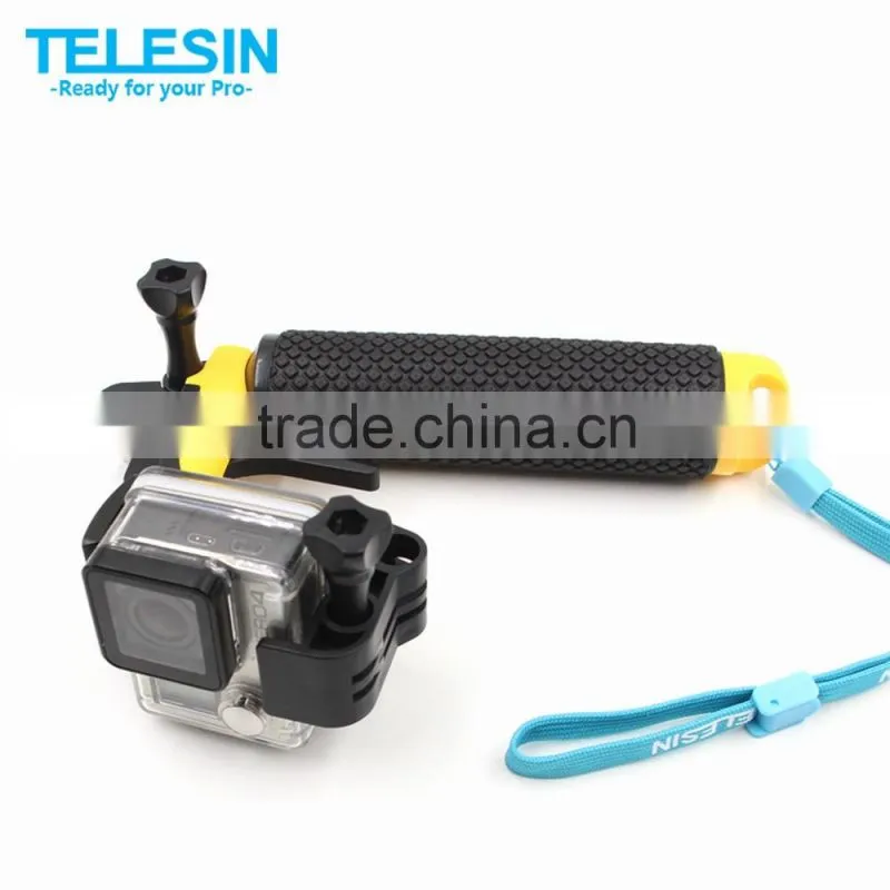 Hot summer item Floating bobber with foam grip handle/pistol trigger/cellphone clip for Go Pro, Xiaomi and SJCAM camera