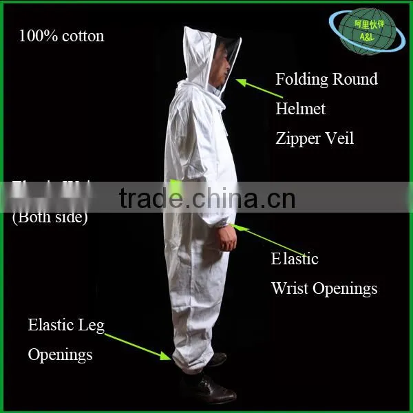 100% cotton beekeeping clothing