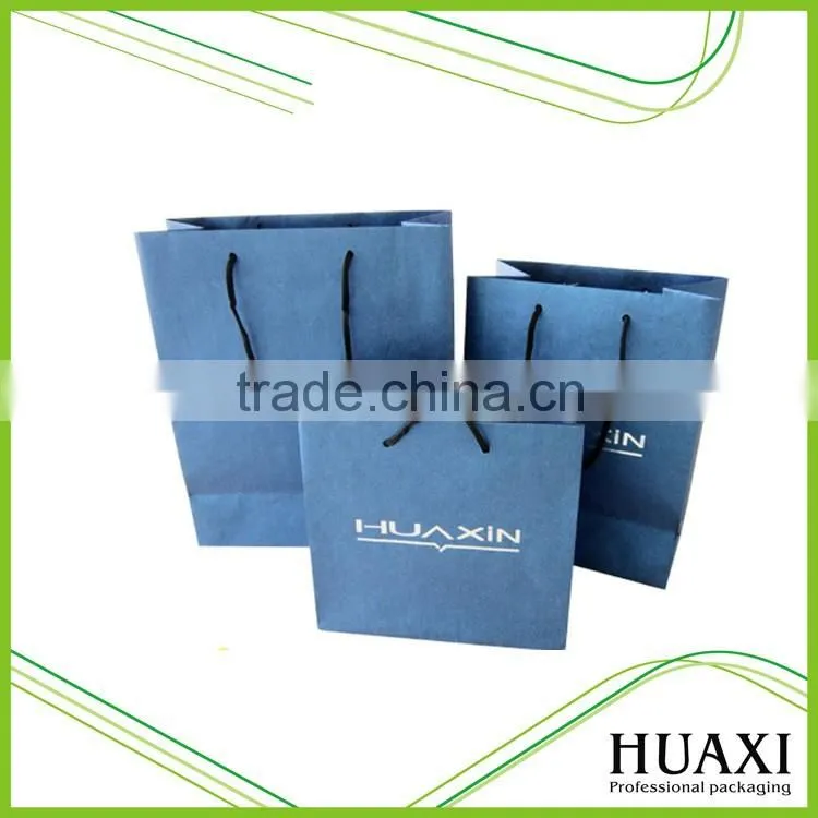 New Design Fashion brown paper bag/paper shopping bag/kraft paper bag