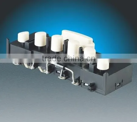 K1 7-position piano switch push button switch for blender and jucier, 250V 1e4/5e4