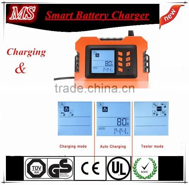 new functional with tester 12v car battery charger on promotion
