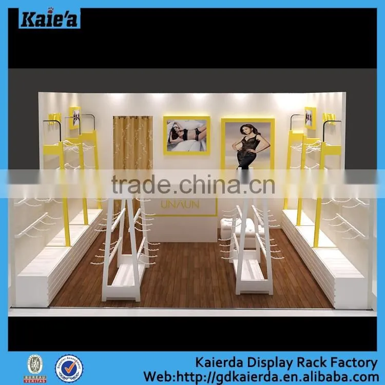 Custom underwear rack decoration/underwear shop design