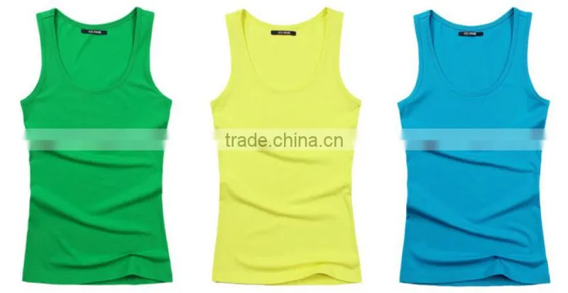 Professional factory cheap price high quality customized OEM service export tank top women