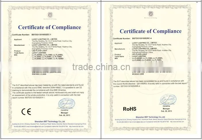 SAA CRI>80Ra 85-277v 2700-6500K 30W IP65 outdoor 3000 lumen led flood light