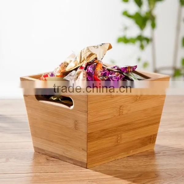 Bamboo wooden coffee tea bag holder box