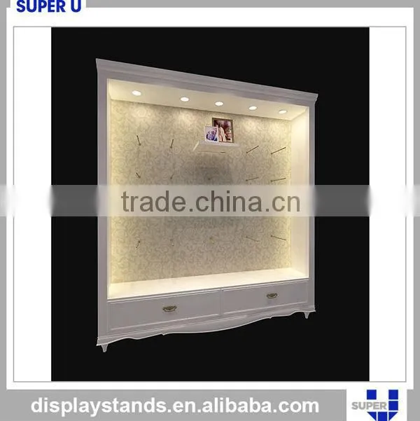 White painted MDF Girls WD-114 Fashion bra display