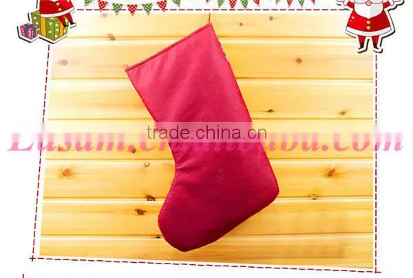 Gift party festival occasion candy package christmas stocking for decoration