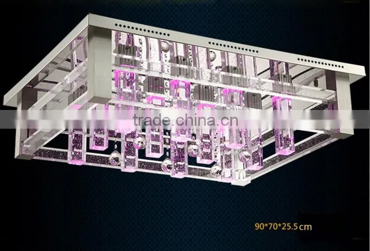 2016 New Arrival Frist-degree Crystal Ball Ceiling Light Aluminum K9 Bubbles Crystal Point Chandelier