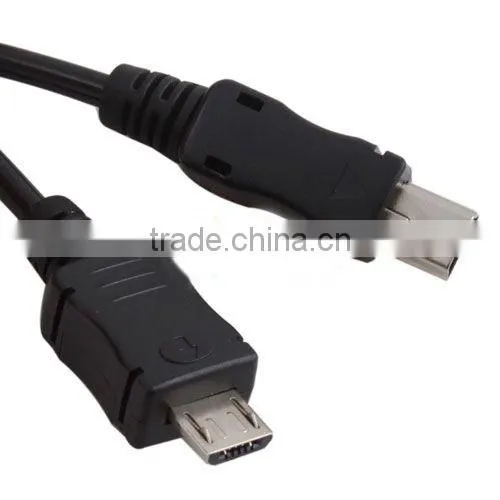 Wholesale Alibaba Spring Coiled Micro USB B to Mini USB 5 Pin Male Adapter Spiral Cable