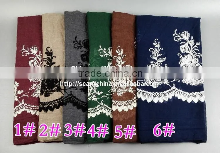 Wholesale embroidered infinity scarf