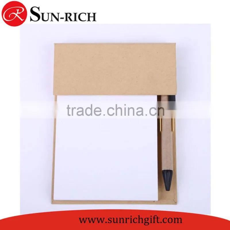 Custom sticky notes made in China wholesale sticky notepad set with pen