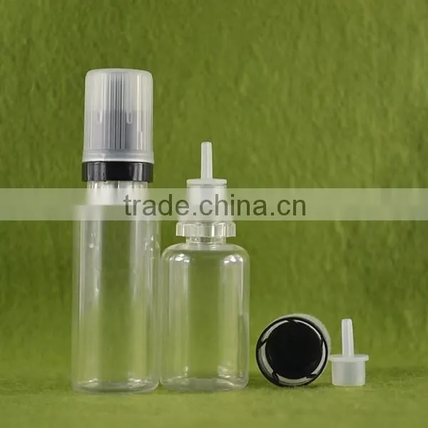 pure nicotine 10ml pe bottle with childproof and tamperproof cap