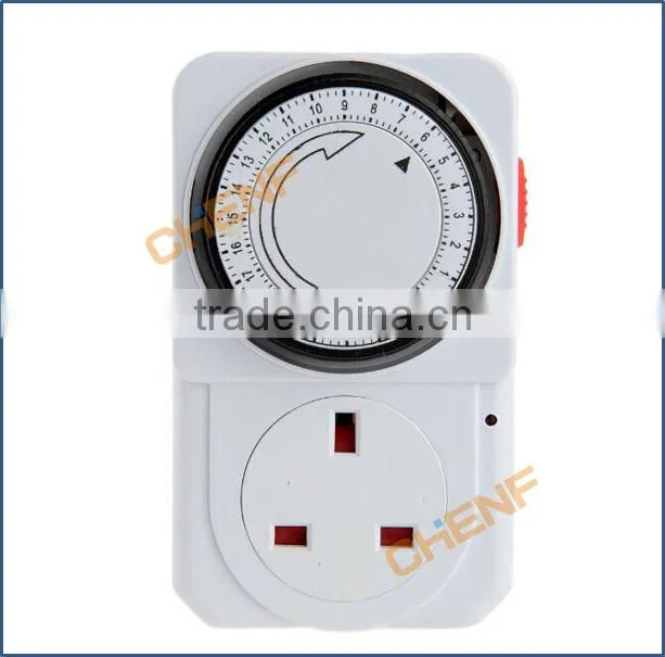 Hot Sell 13A UK type 24 hours Mechanical Timer Socket
