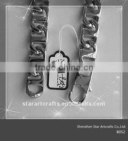 hot sale jewelry, stainless steel bracelet chain for women B052