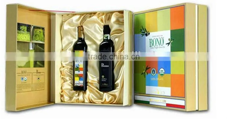 Food grade dark green/green antique glass bottles for olive oil