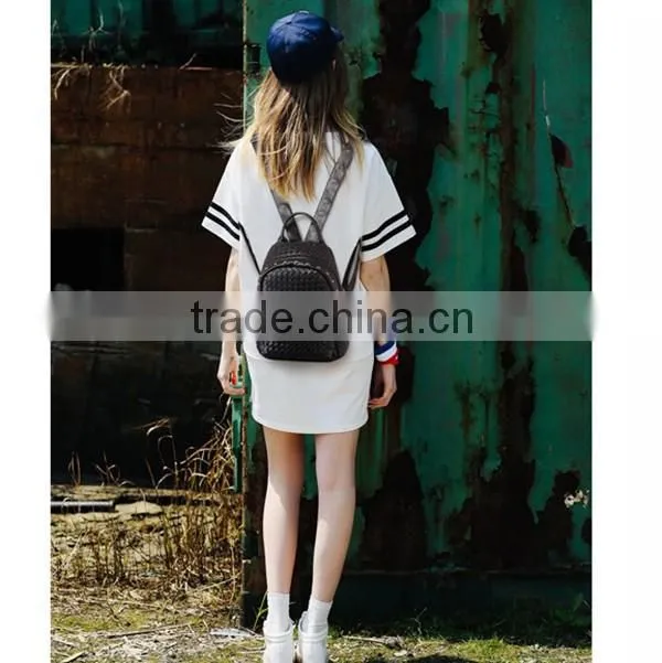 2016 Teenage Street Shoulder Bag For Girl Women Handwaved Backpack Euramerica Classical Type