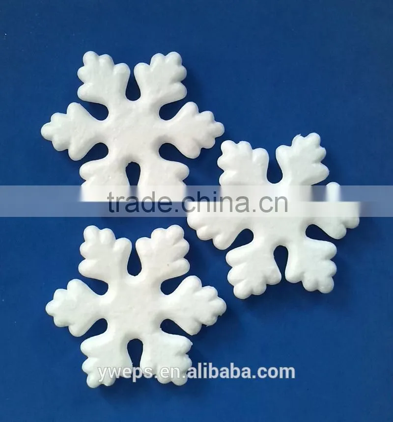 YIWU All size polystyrene snowflake for christmas ornament