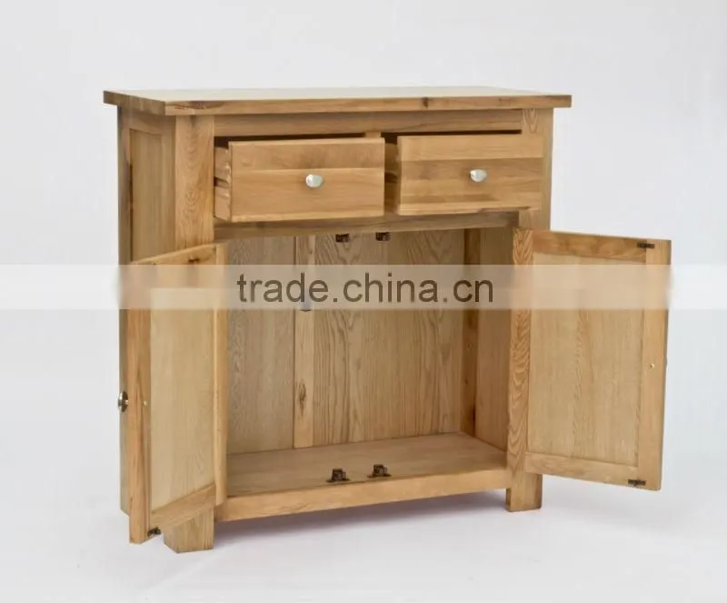 Wooden Dresser Base with 2 Door & 2 Drawer