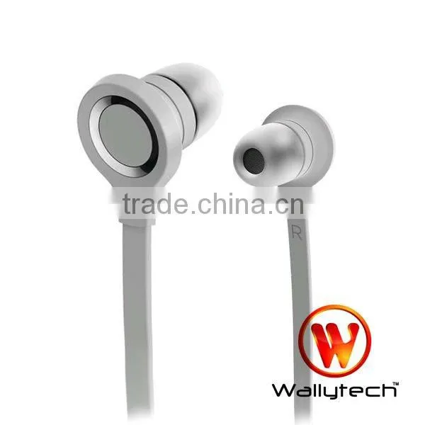 Flat Cable Earphone With Remote For SamSung S4