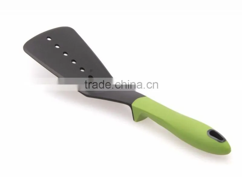 Food Grade 7 Piece Nylon Kitchen Utensil Set With Rotating Organizing Carousel soft handle