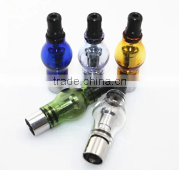 wax e cig atomizer glass globe atomizer titanium coils ceramic wicks glass globe atomizer electronic cigarette wholesale
