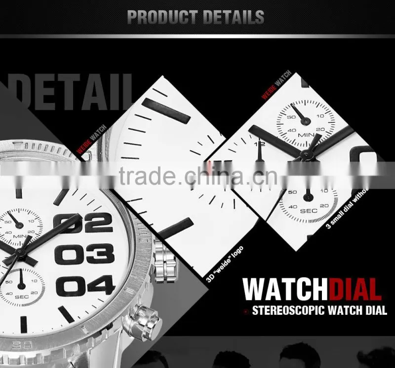 Stainless Steel Quartz Movements Fashion Watch Digital Watch Designer