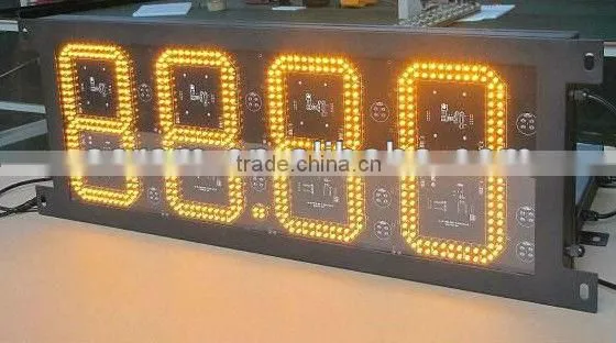 hot!gas station price display/led gas price digital display