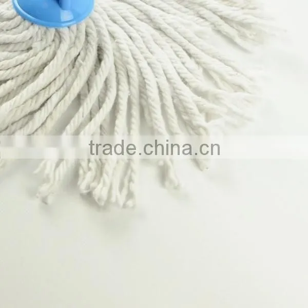 cotton/microfiber mop head with plastic socket