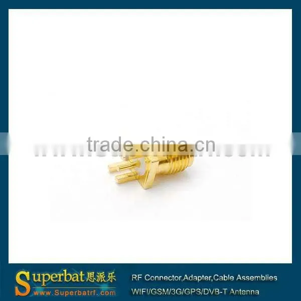RP-SMA connector End Launch Jack(male pin) PCB Mount