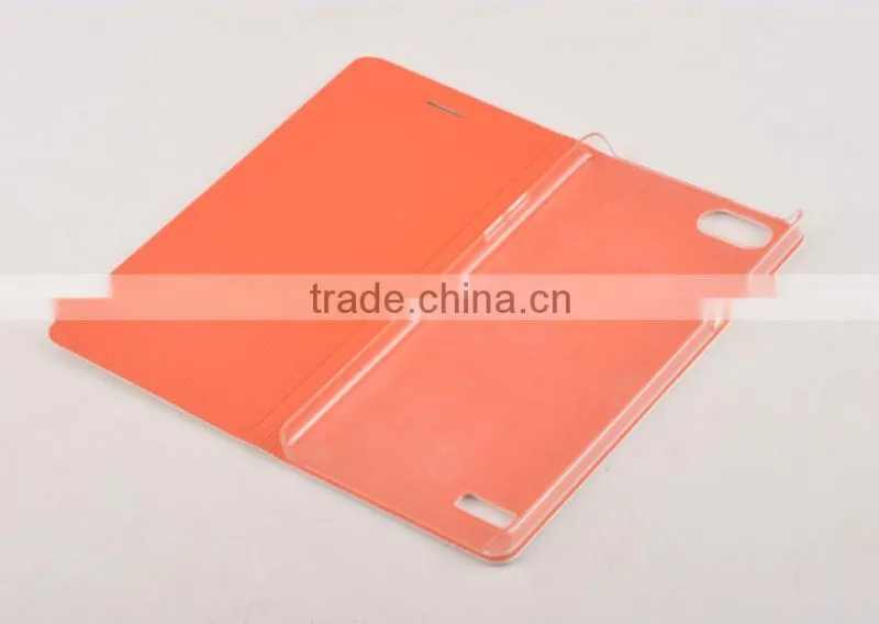 Low Price Ultra Thin Slim Fashion PU Leather and Plastic Cover Case For OPPO A33