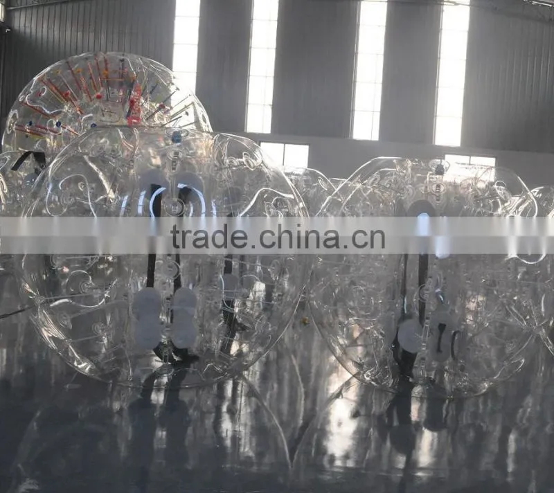 Hot inflatable half color tpu bubble soccer bubble ball