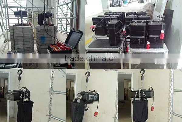 Coreat 1 ton 2 ton New Year Concert Material Equipment Lifting Electric Hoist 220V 380V 415V