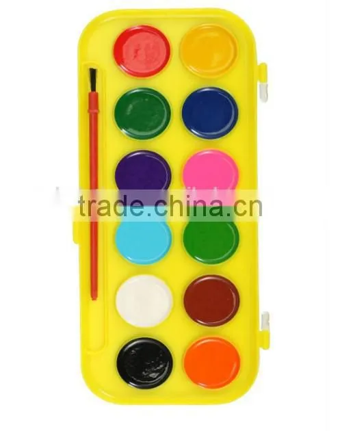 semi dry watercolor paint set