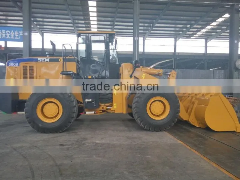 alibaba shandong shangong machinery sem660B 6t front loader