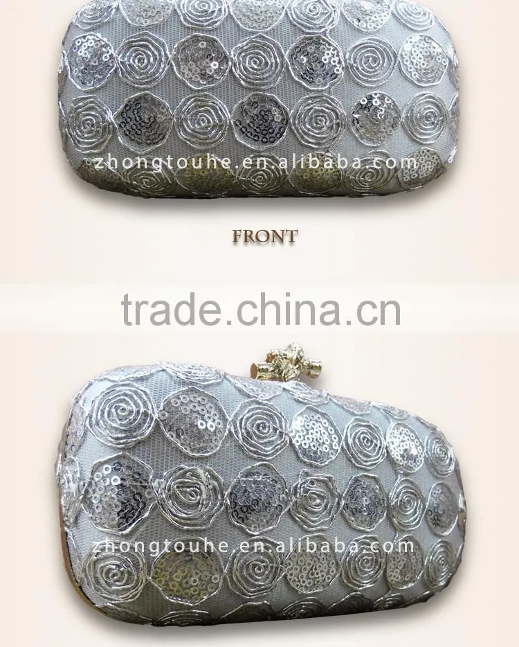 Wholesale upscale vogue metal evening bag