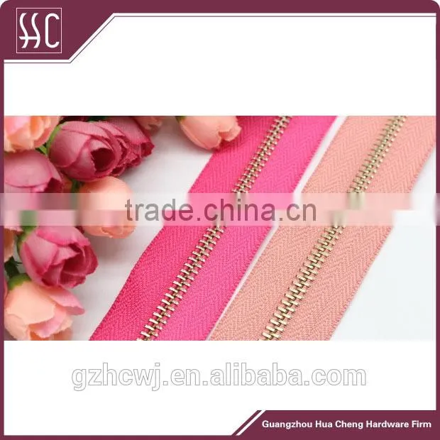 high quality zipper, various color zipper cloth, Guangzhou zipper factory