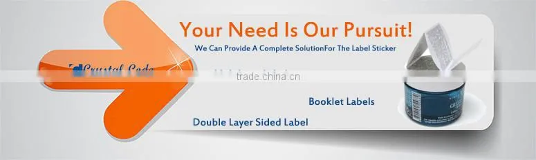 Custom printed double side sticker,custom sticker double layer label,custom sticker multilayer label