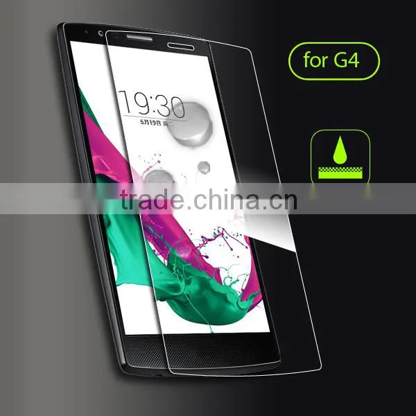 9H easy installation tempered glass screen protector for LG G4
