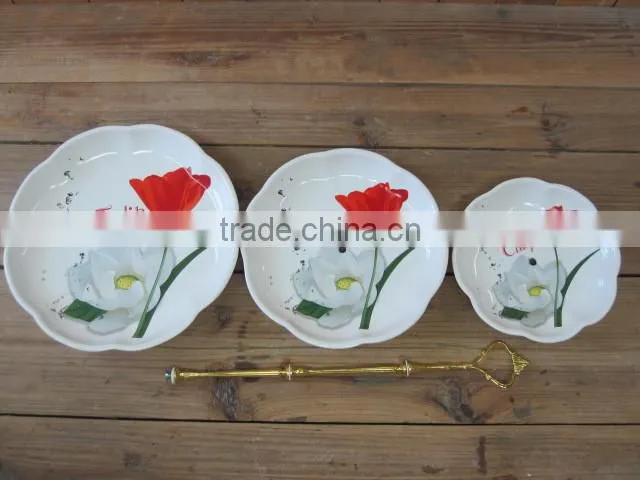 DFC Customizable Ceramic Butter Dish / Bread Plate with Cover