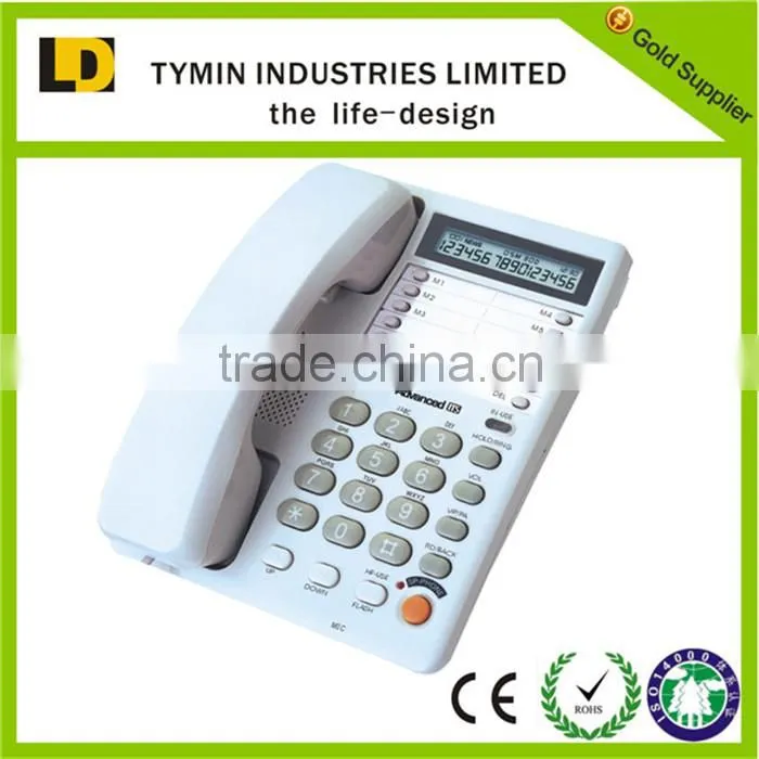 2016 multi-function Office phone with caller ID hotel/office harga pesawat telepon