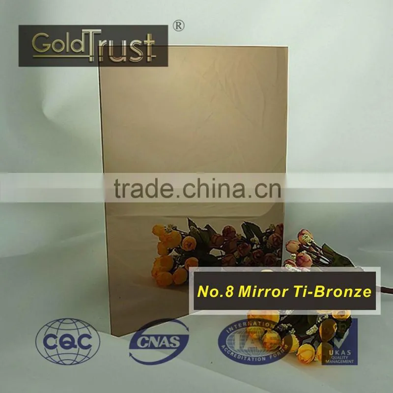 ASTM mirror finish stainless steel sheets for building decoration and wall panels