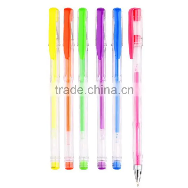hot sale plastic gel ink pen set(G-100)