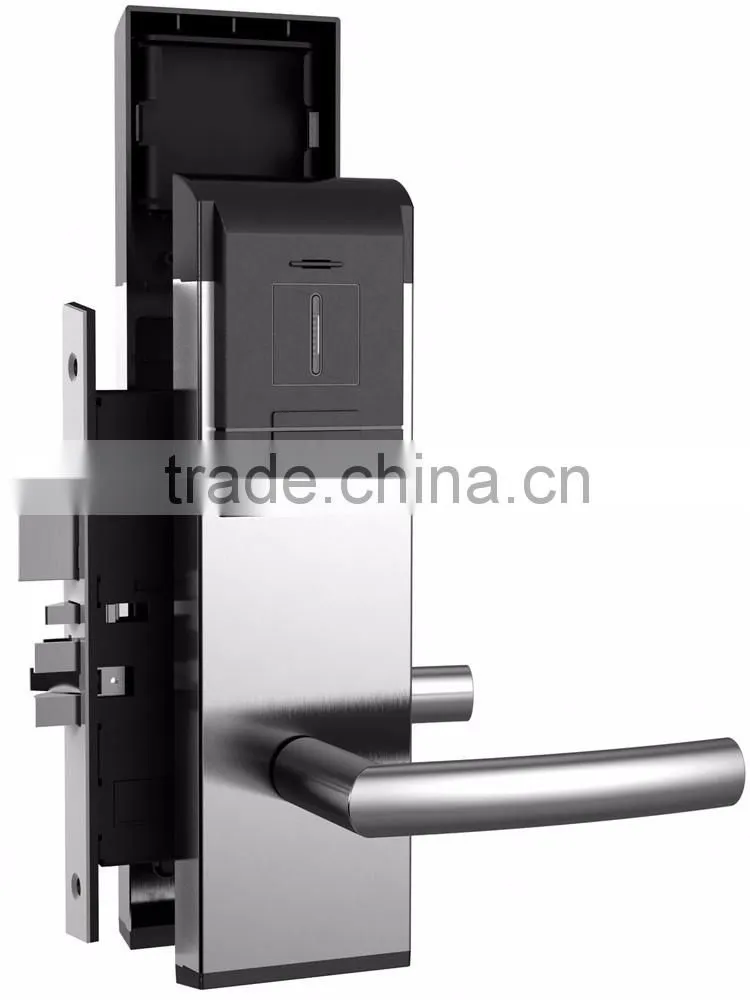High quality rfid card security handle safe electronic hotel smart keyless digital door lock