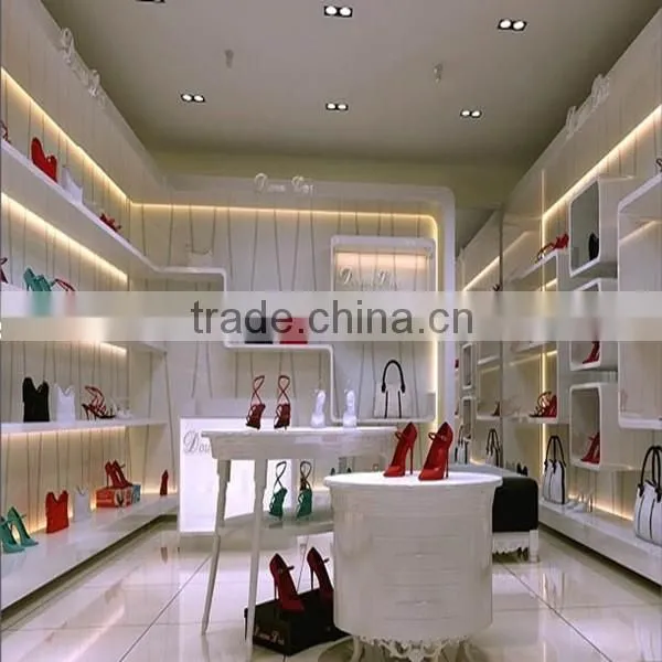 shoe store display table and shoes display fixture