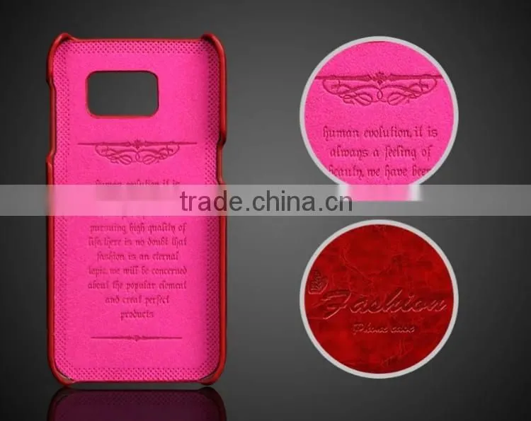 High Quality Oil-wax Leather Case with Card Slot Leather Back Cover Cases For Samsung Galaxy S7 / Galaxy S7 Edge